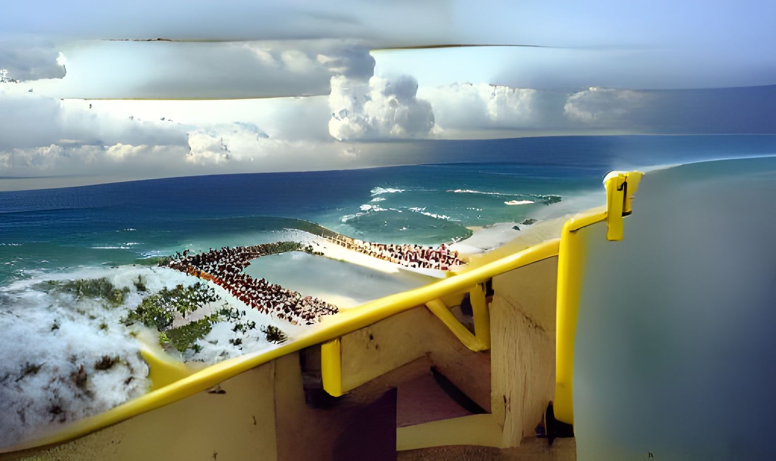 West Palm Beach Coastline View from Lifeguard Tower