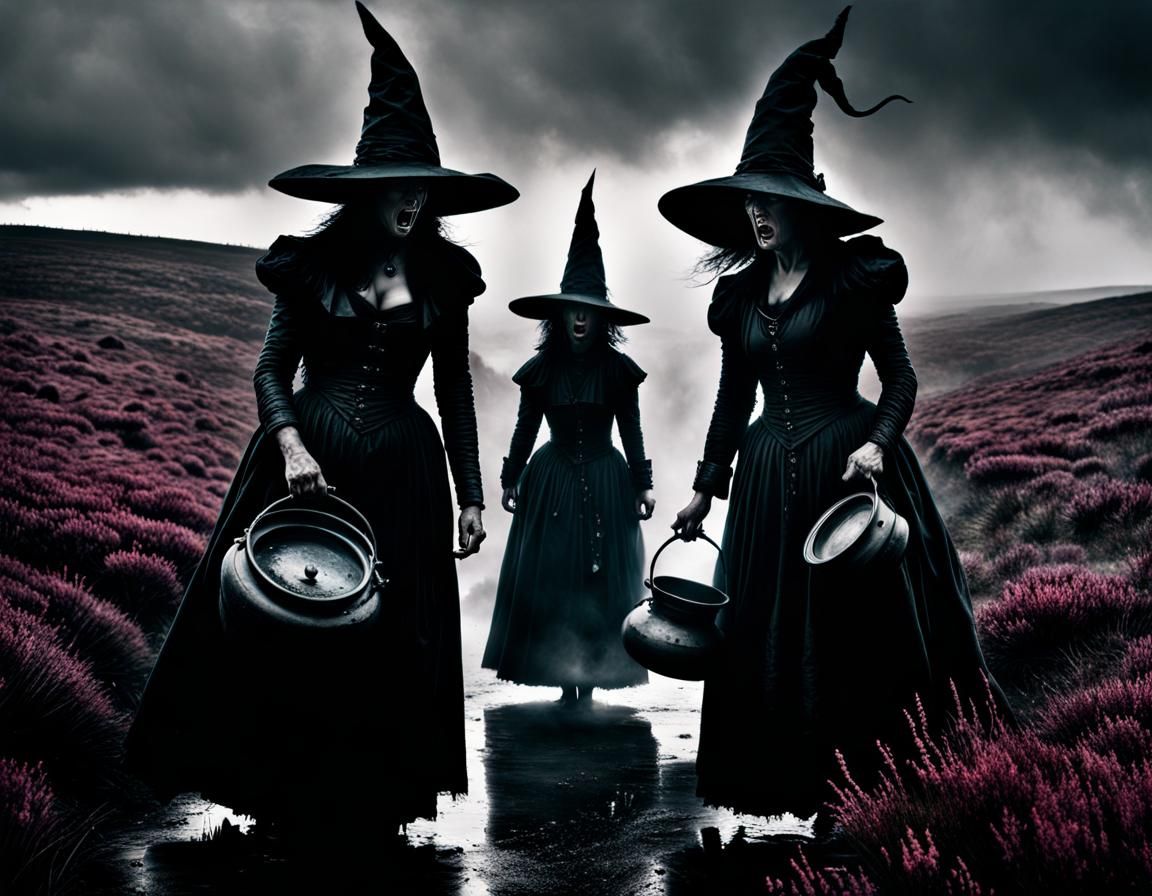 Sinister Hags Brew Potion on Bleak Moor