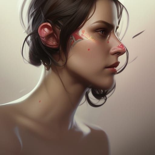 Hyperdetailed Portrait in Dynamic Lighting, 8K Resolution