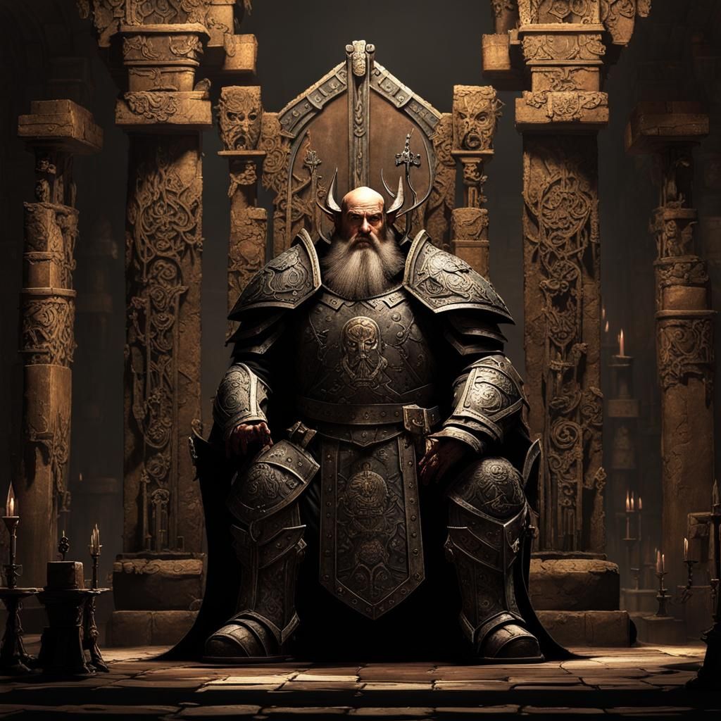 Undead Dwarf in Dwarven Fortress Concept Art