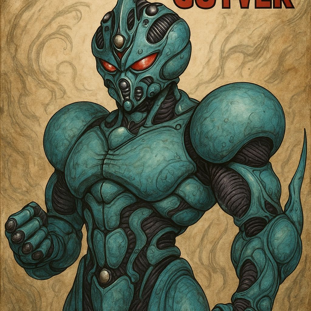 Bio Booster Armor Guyver Illustration