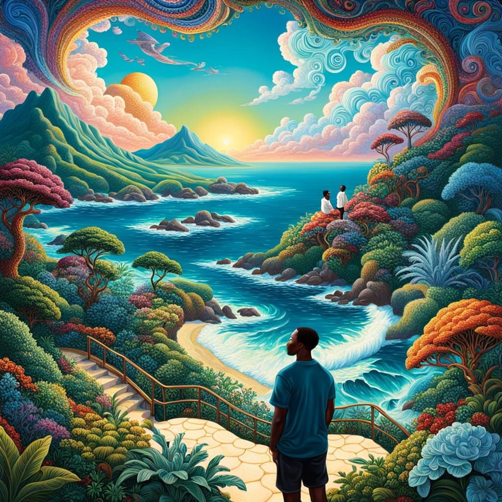 Surreal Dreamscapes in Vibrant Colors