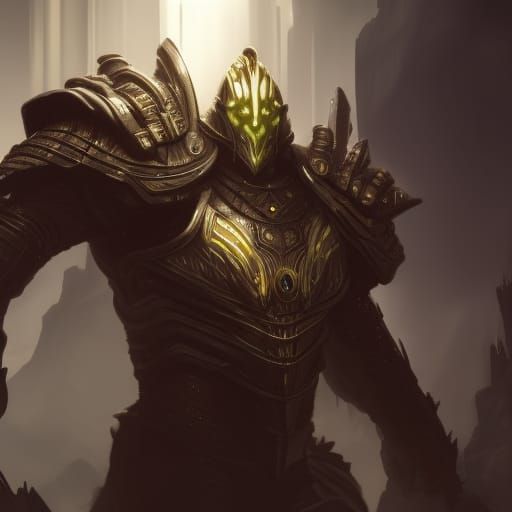 Armored Supervillain Concept Art in Unreal Engine 5