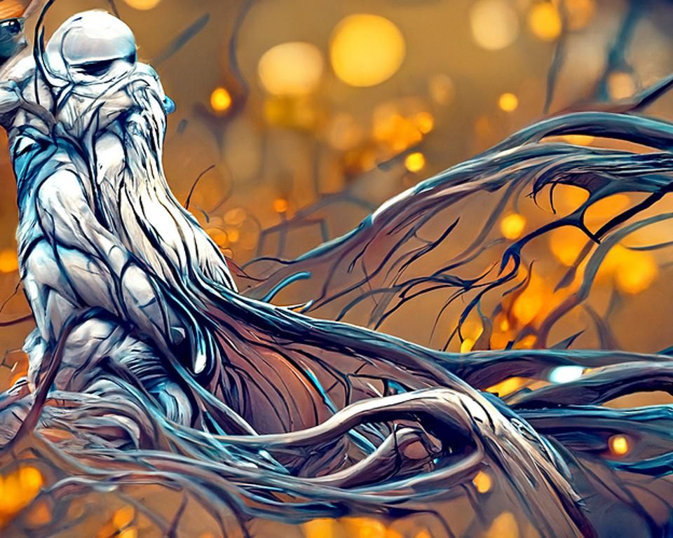 Breathtaking Air Elemental Digital Artwork