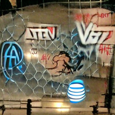 AT&T Logo Wins Graffiti Cage Fight
