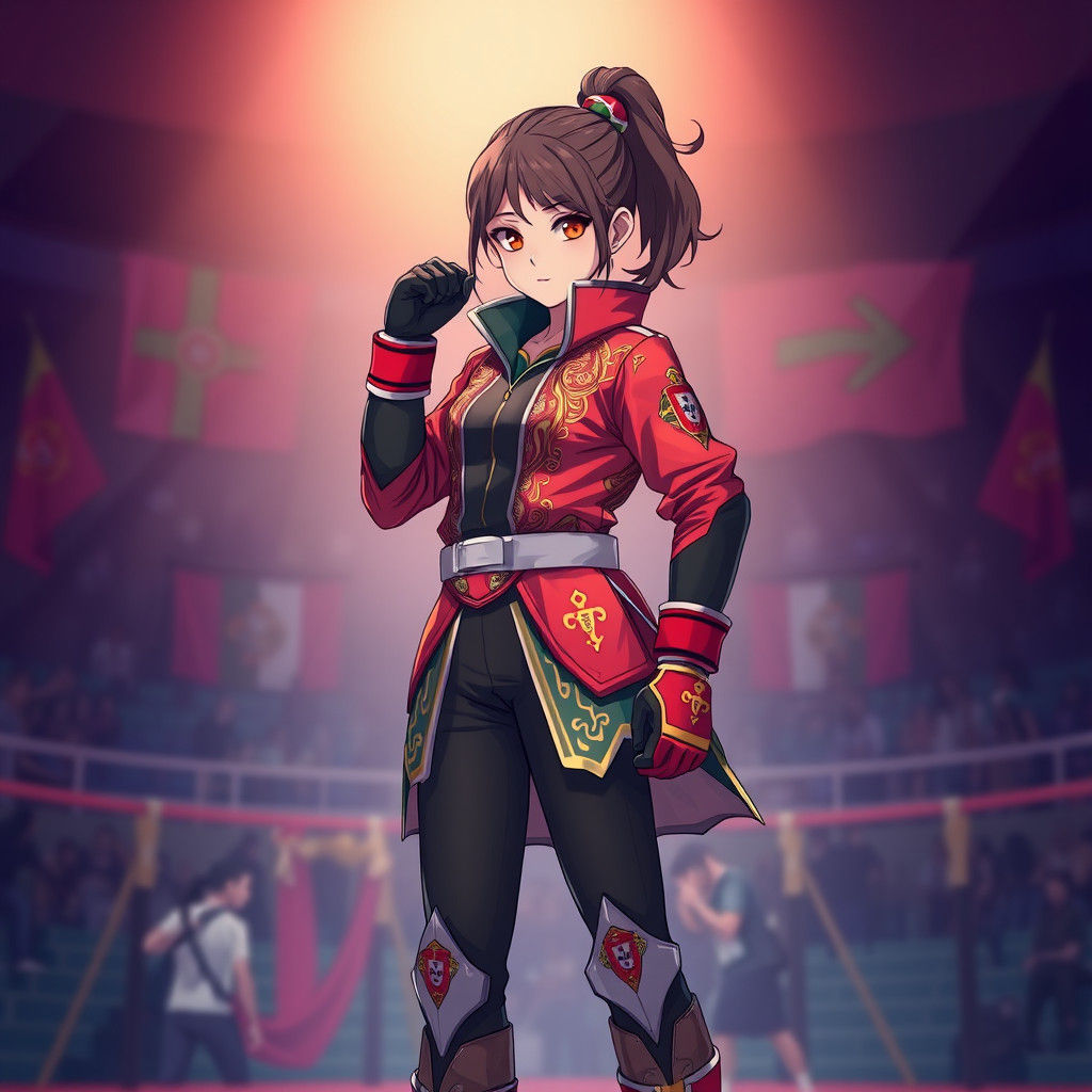 Anime Girl Fighter in Portugal Tournament: Studio Trigger St...
