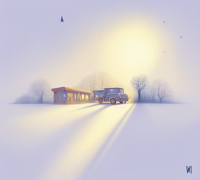 Hopeful Beginning in Atmospheric Fantasy Style