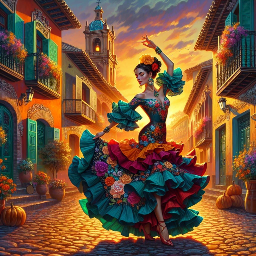 Whispers of Flamenco Fire