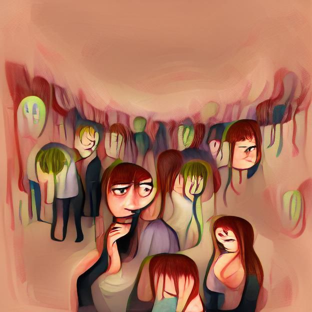 Visualizing Social Anxiety: An AI Interpretation