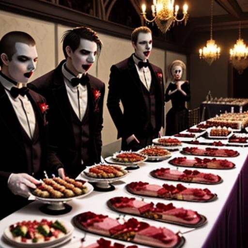 Vampire Wedding: A Darkly Elegant Buffet