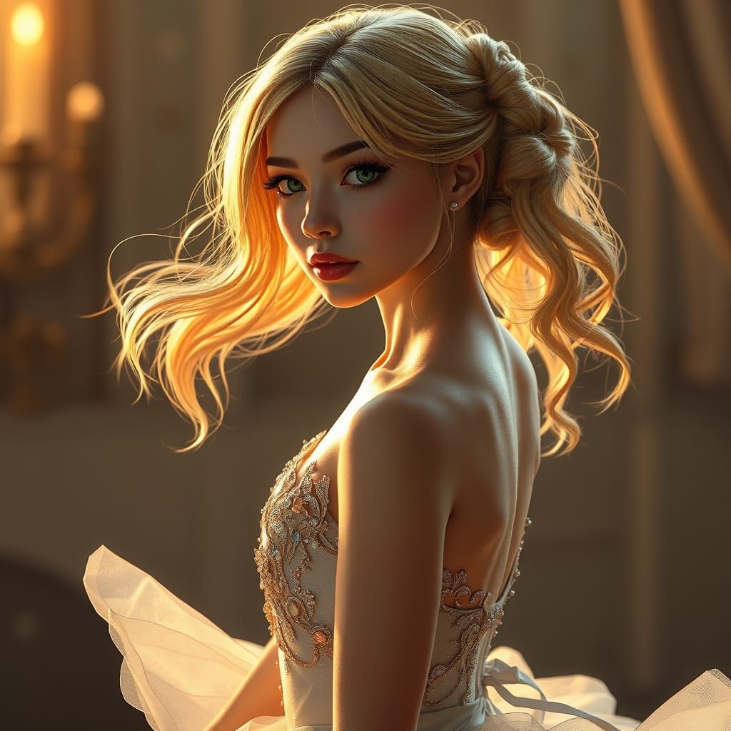 Golden Goddess of the Ballet Stage