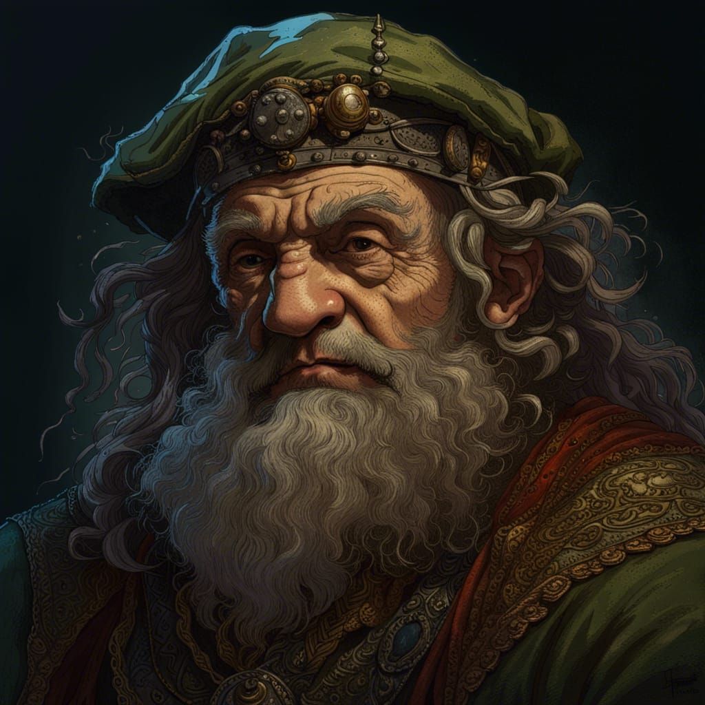 Old Grizzled Dwarf Alchemist