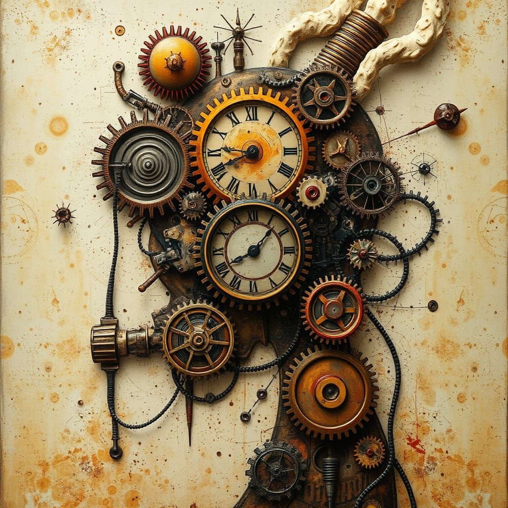 Steampunk Biomechanical Dreamscape