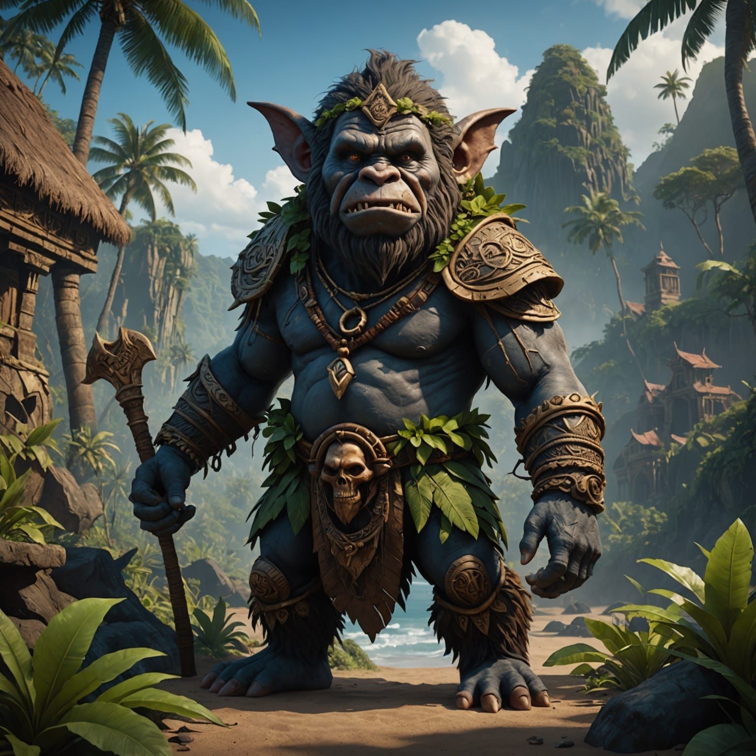 Detailed Menehune Nightmare Concept Art