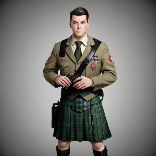 Ghostbusters Military Kilt Uniform Concept