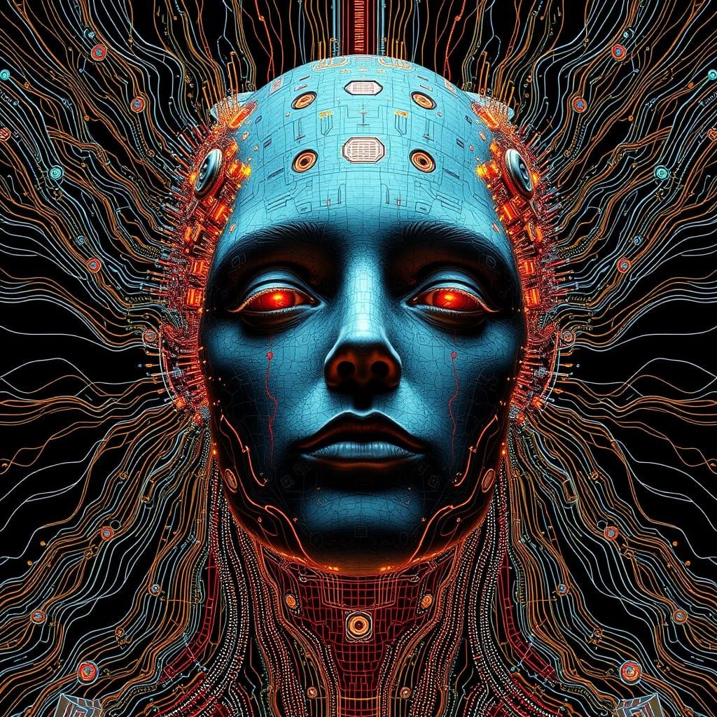 Hyperdetailed AI Self-Portrait