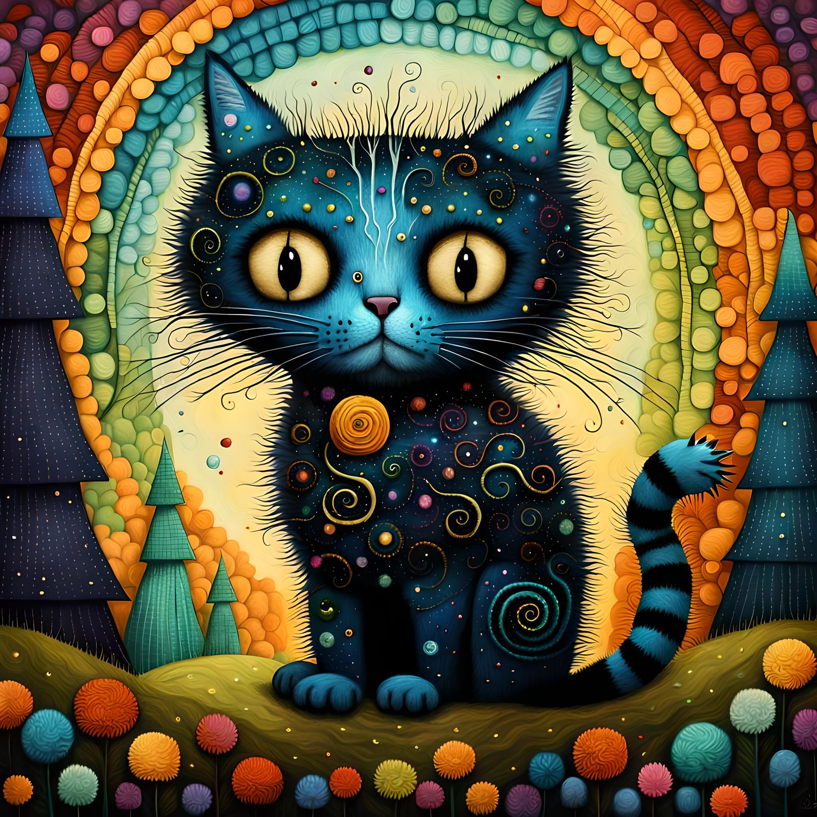 Blue Kitty