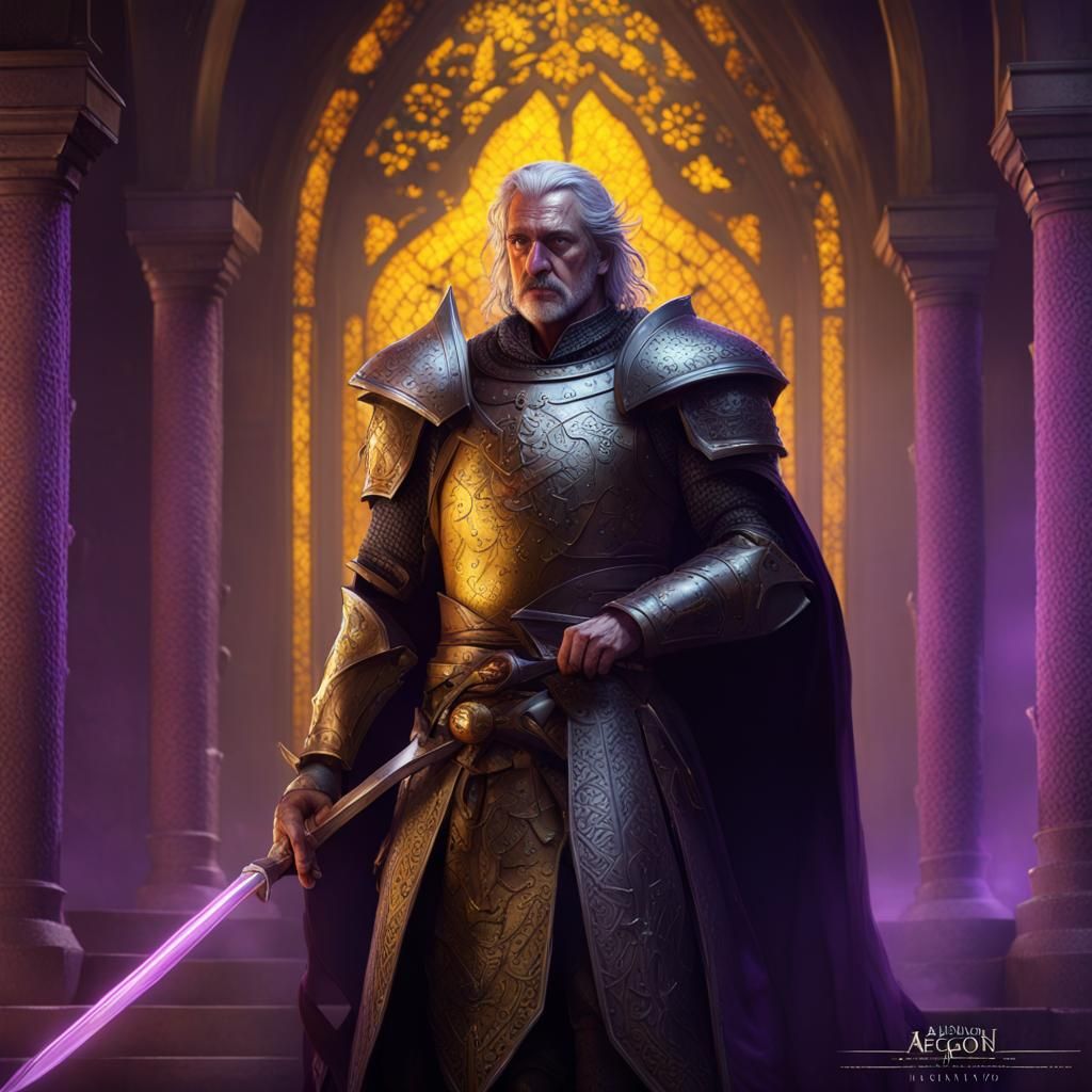 Aegon Targaryen: Dark Fantasy Concept Art