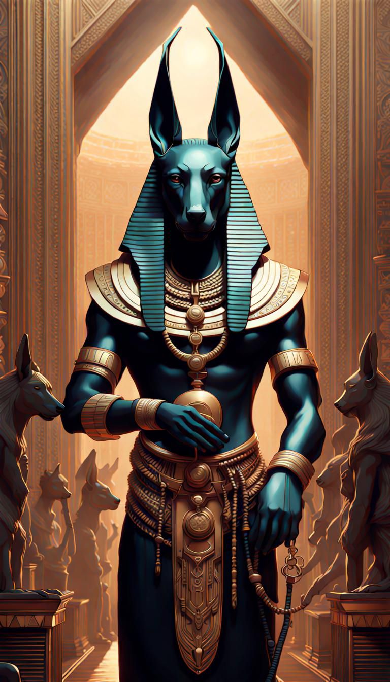 The God Anubis