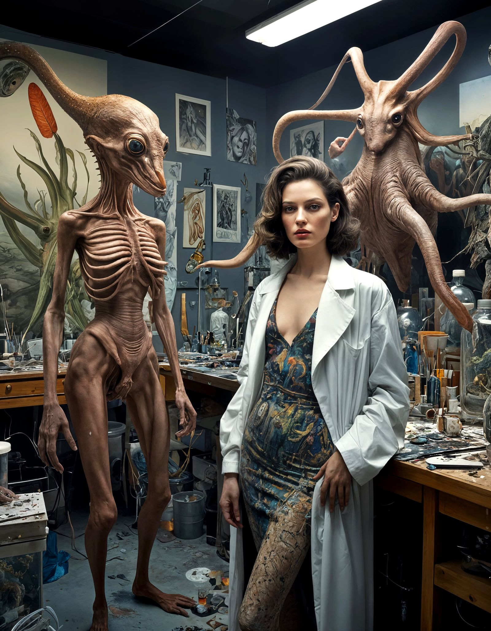 Exotic Portraits in Surreal Laboratory, Hyperrealism