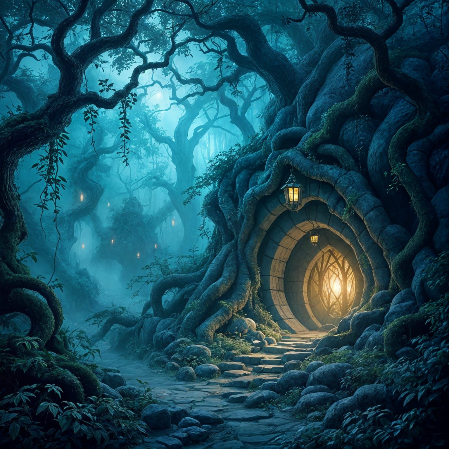 Mystical Witches Cavern in Twilight Forest