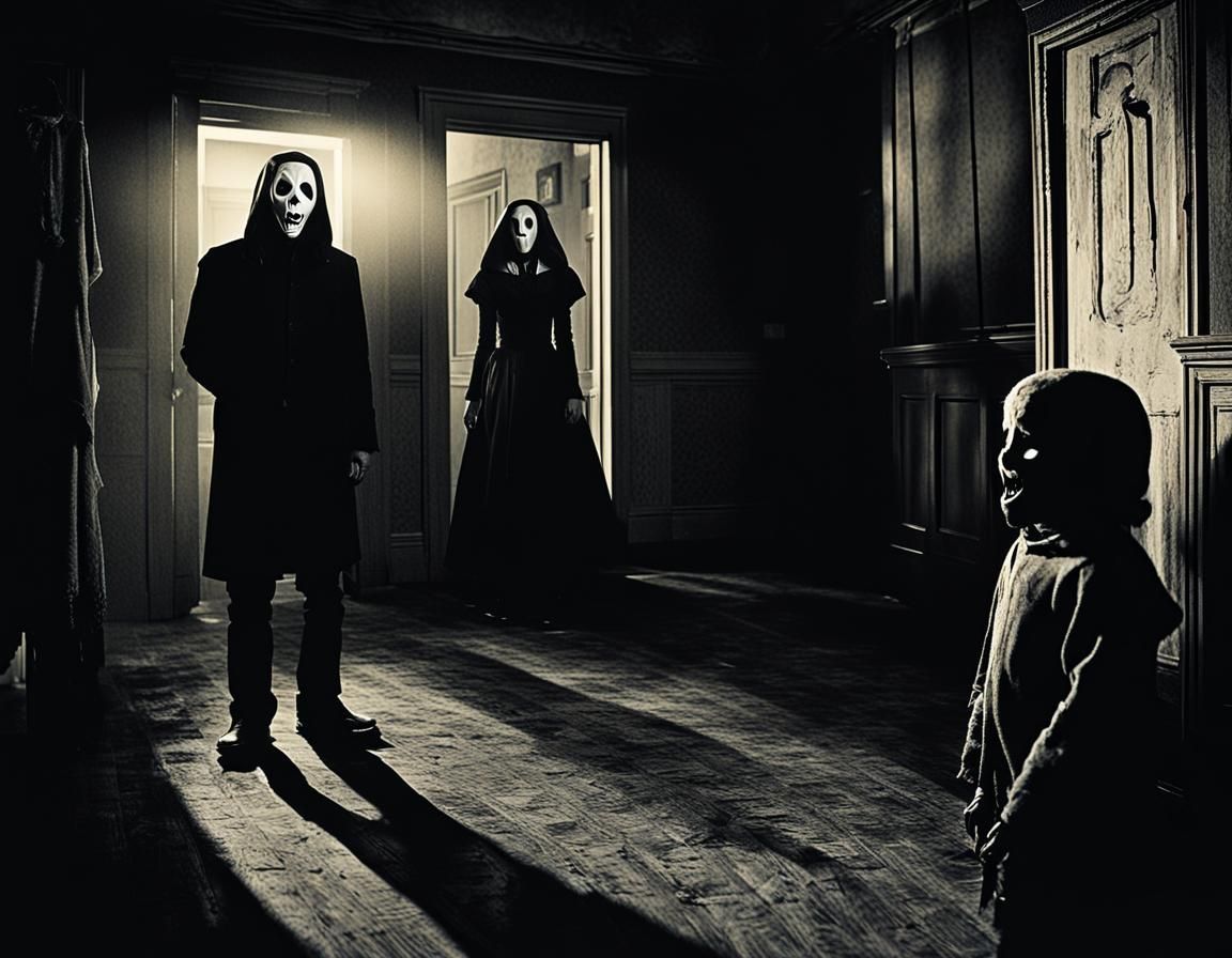 Eerie Horror Scene in a Gothic Style