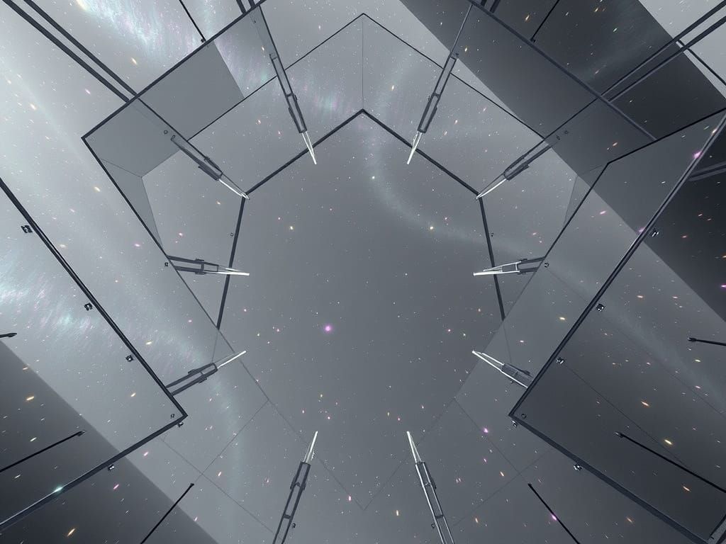 Ethereal Beyond-Dimensional Dreamscape with Endless Reflecti...