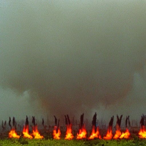 a rain of napalm