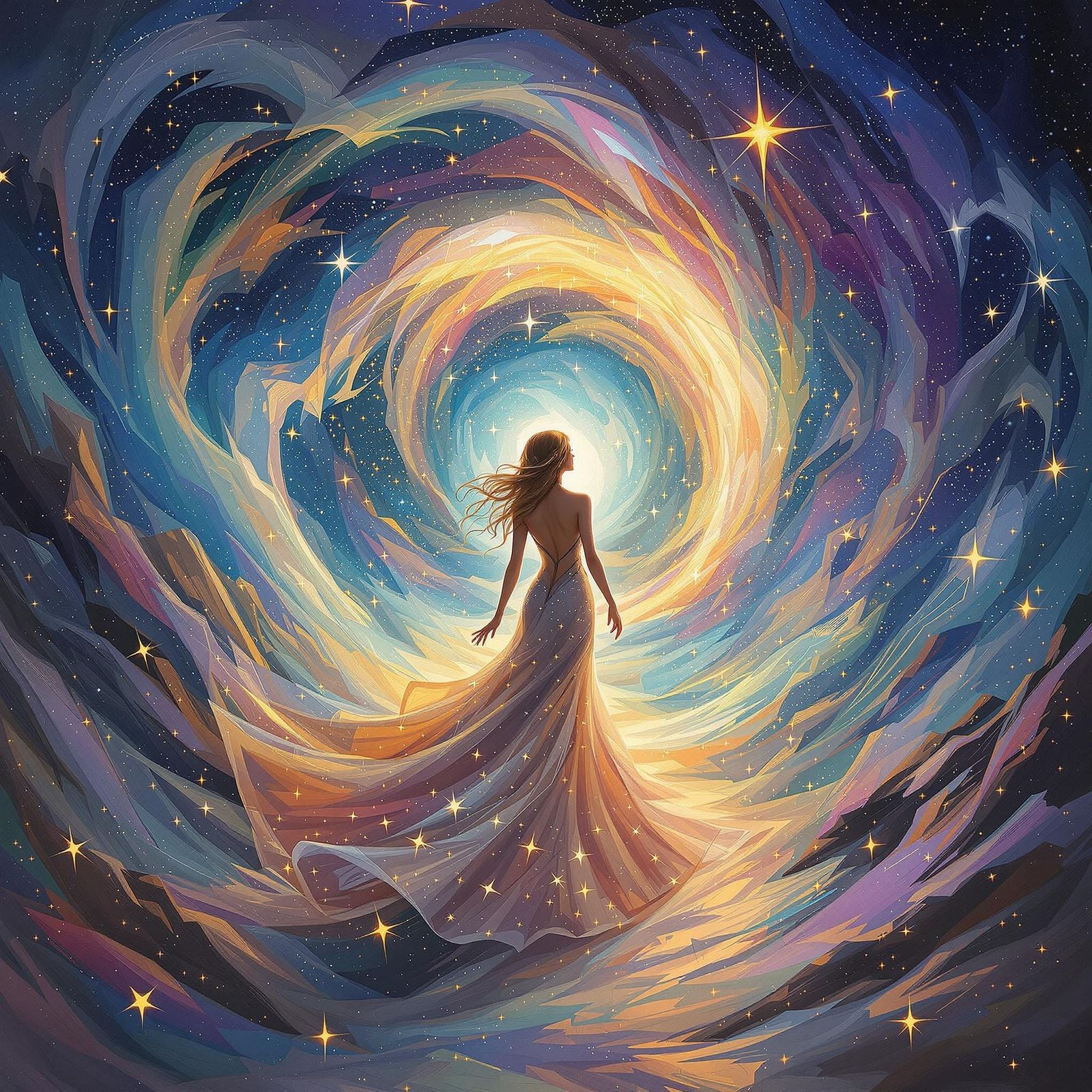 Cosmic Dreamscapes Unfold in Whimsical AI Art