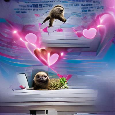Sloth Romantic Comedy: A Humorous Scene