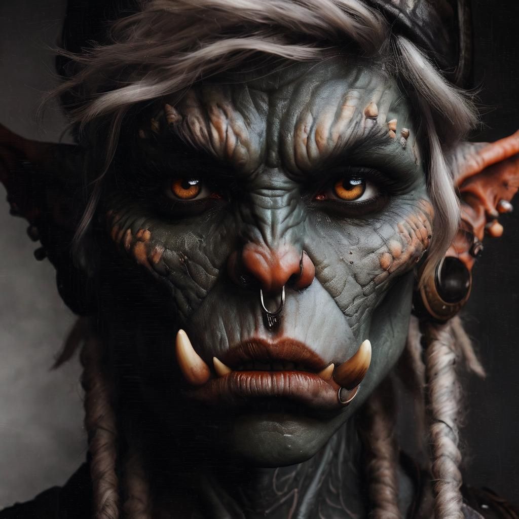Stunning Female Orc Portrait