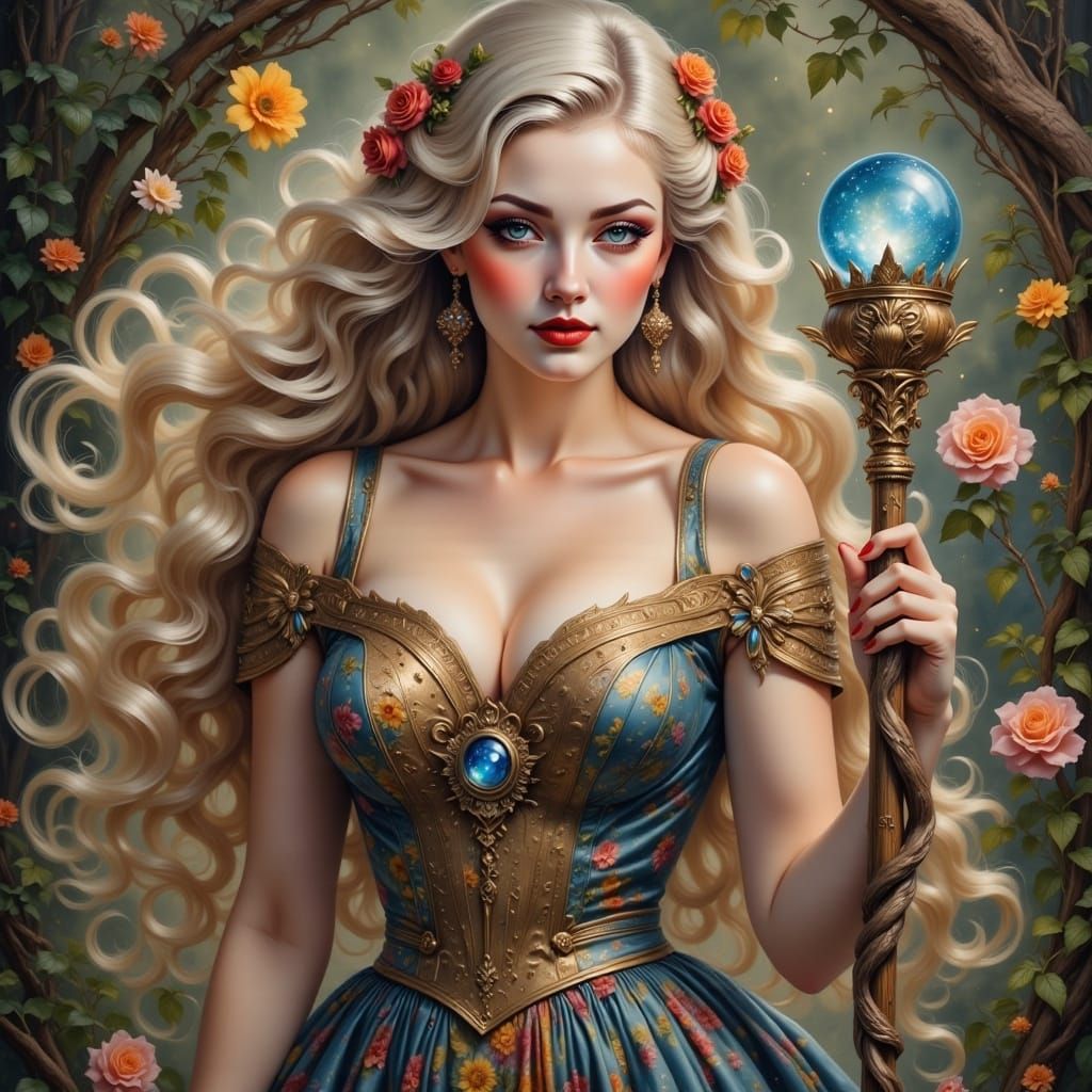 Ethereal Goddess of Nature and Magic