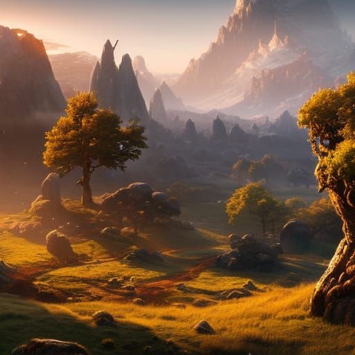 Yggdrasil: 3D Render of the Norse World Tree