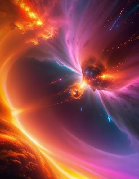 Epic Atomic World Cinematic Film Still