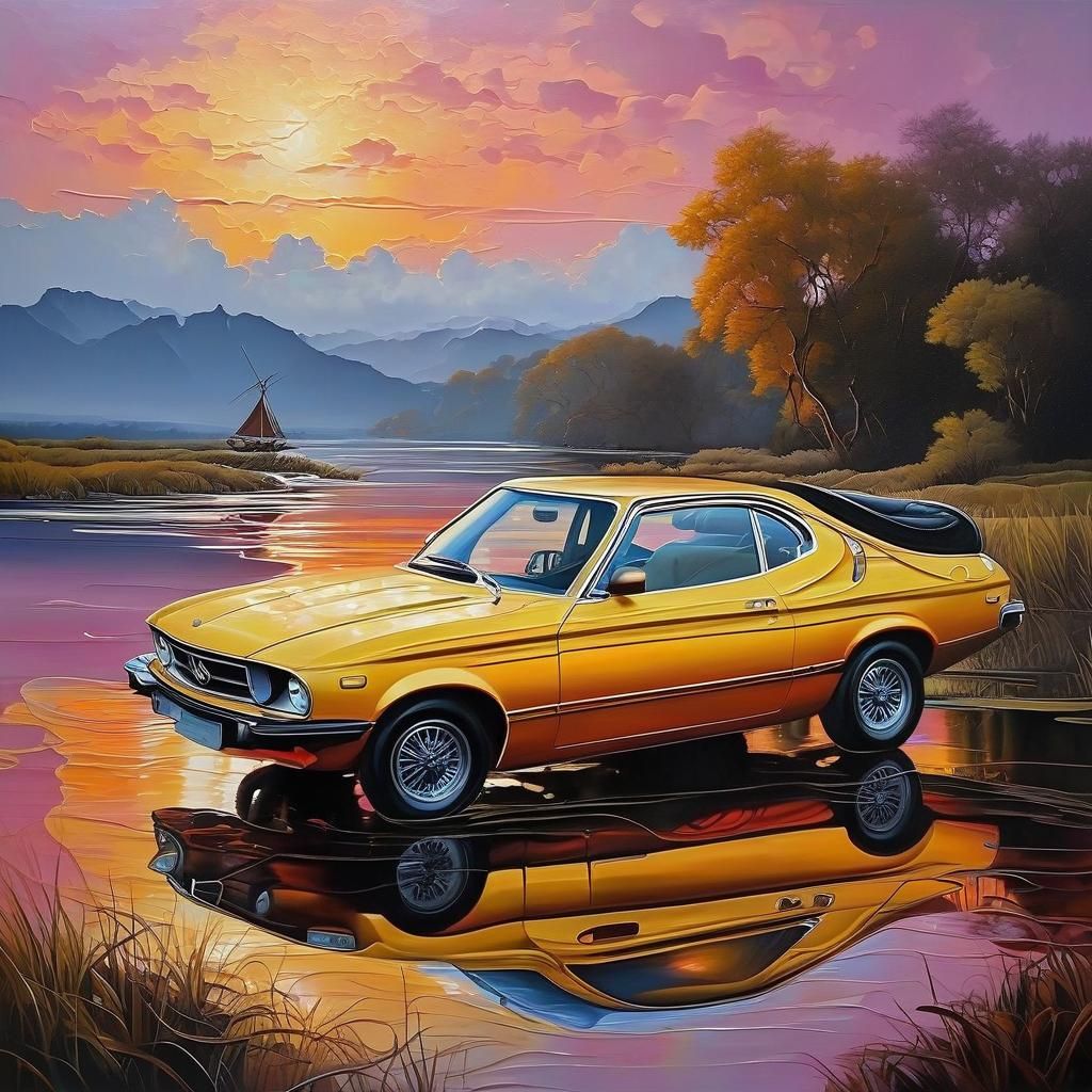 Psychedelic Fractal Waves in Neo-Romantic Style