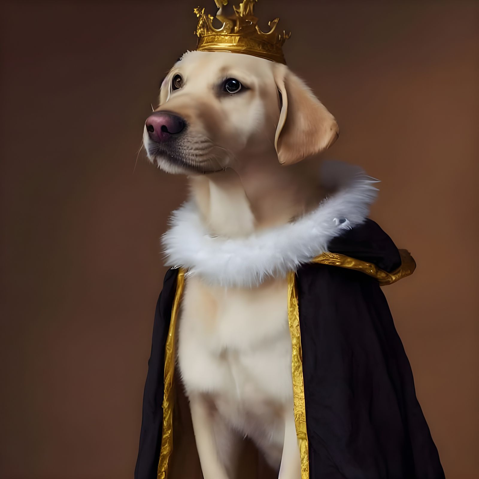 Renaissance Portrait of a Noble Dog