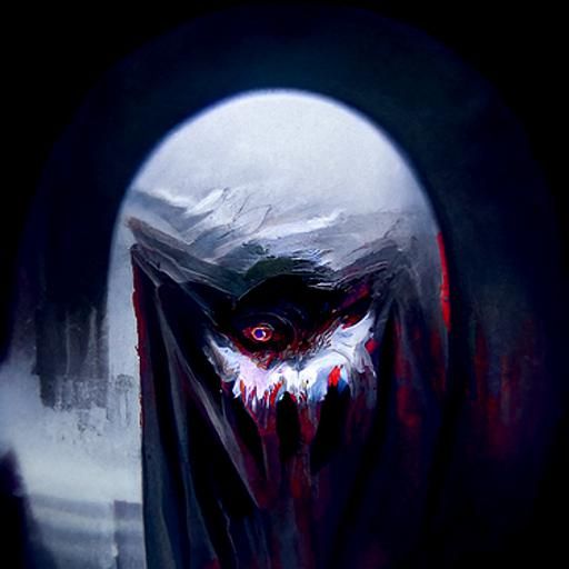 Sinister Strange Creature in Rutkowski Style