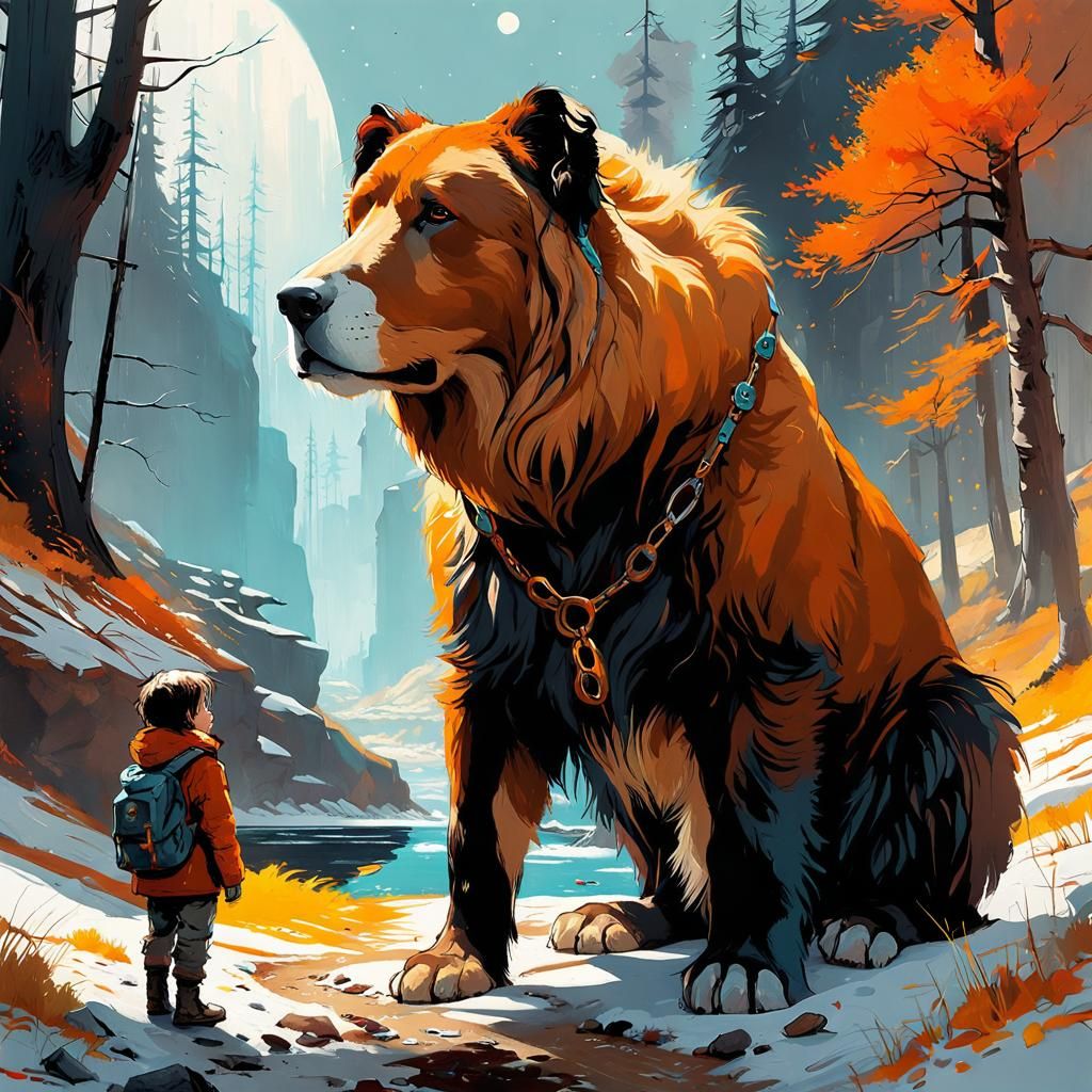 Pretzel World Storybook Illustration