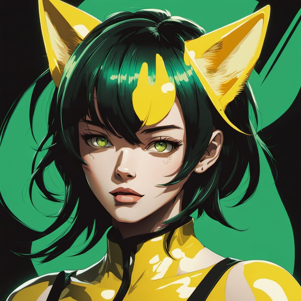 Dynamic Banana Cat Anime Fusion