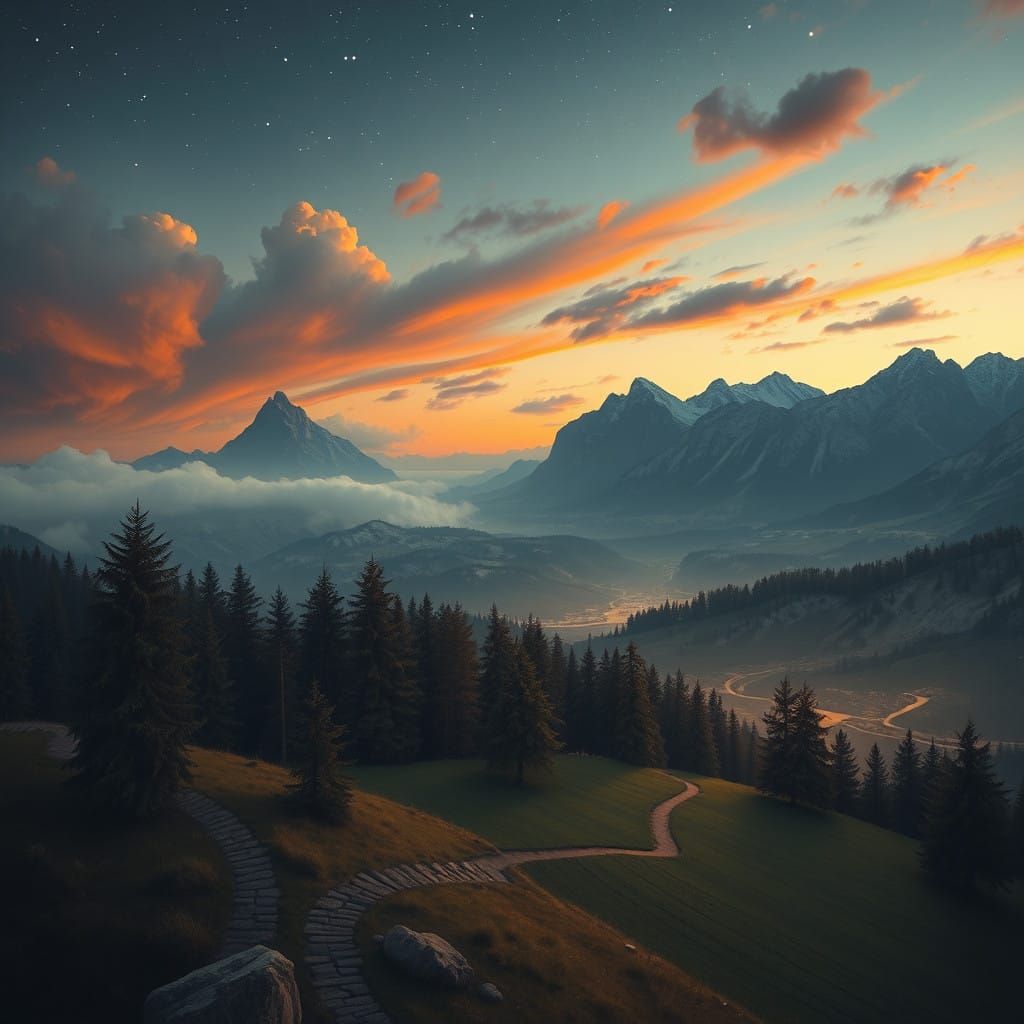 Evening landscape