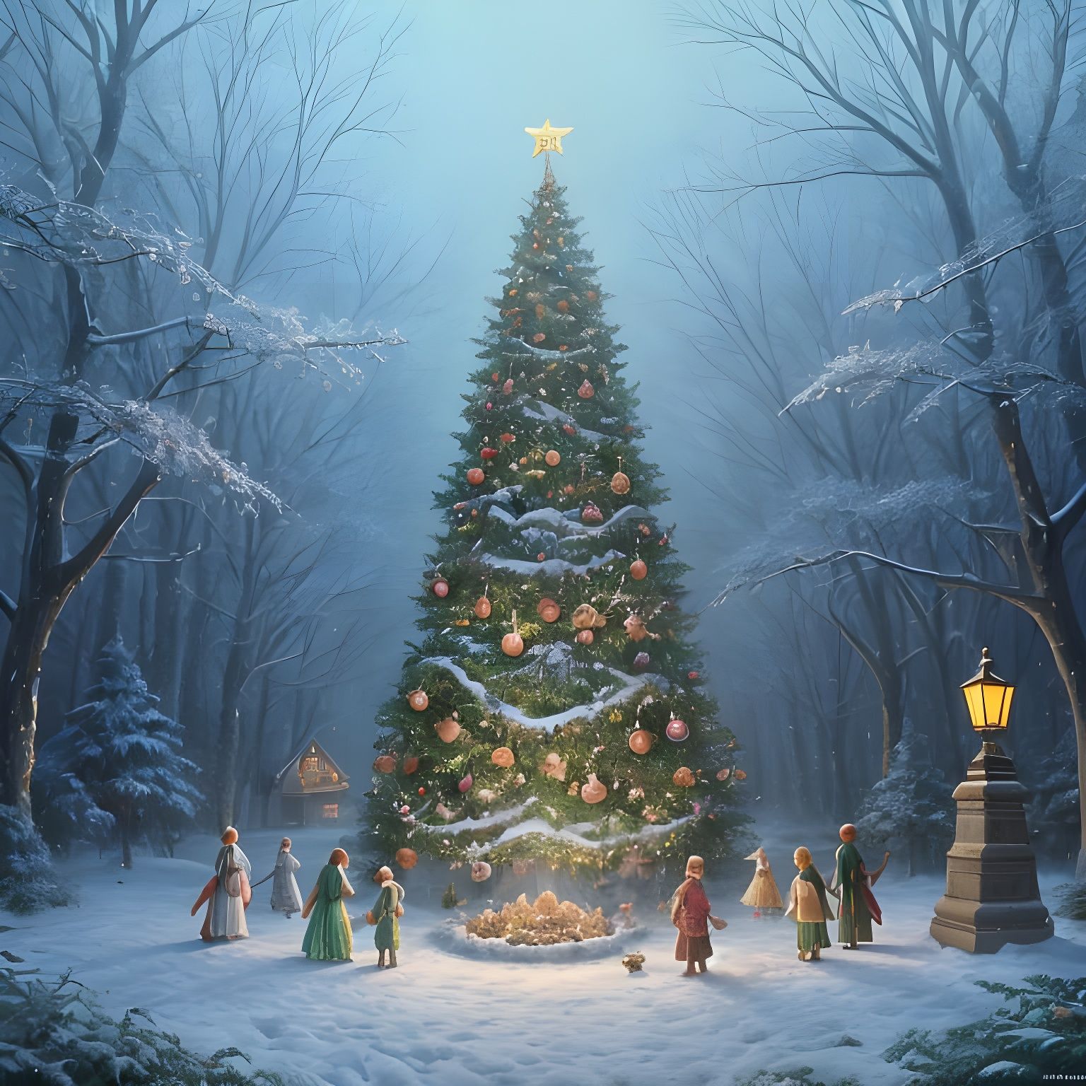 Magical Midwinter Celebration with Elves and Fairies