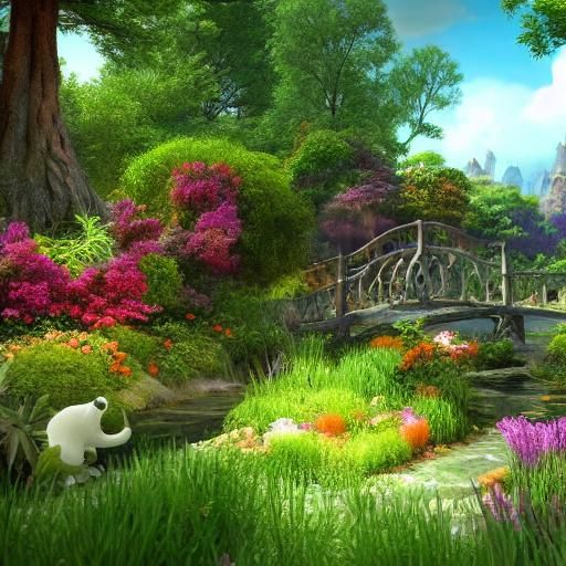 Cute Cat Eating Carrots in 3D Anime Style