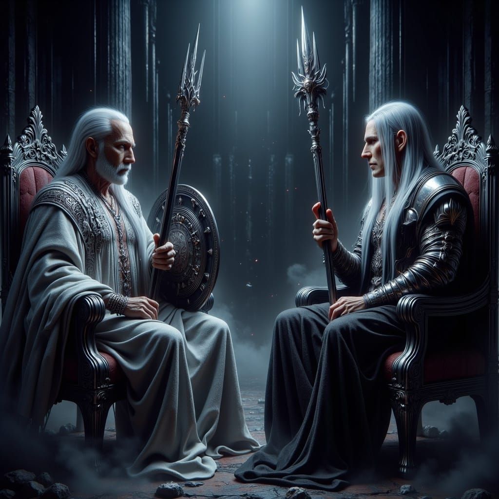 Two Regal Emperors in Epic Confrontation