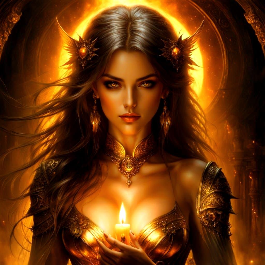 Medieval Beauty in Dark Fantasy Illustration