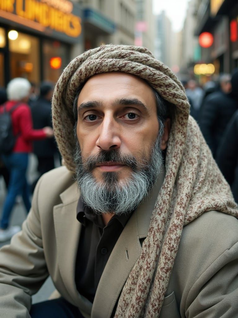 Elegant Arabic Gentleman Captured on Film