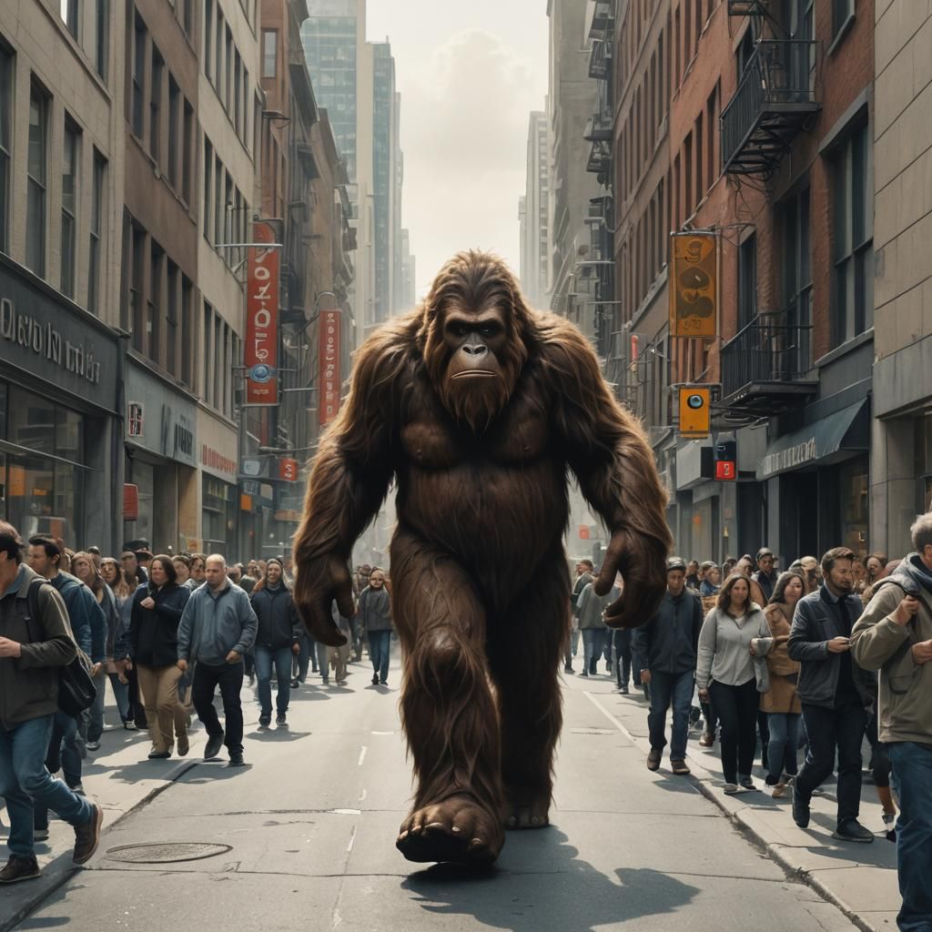 Big foot in the city