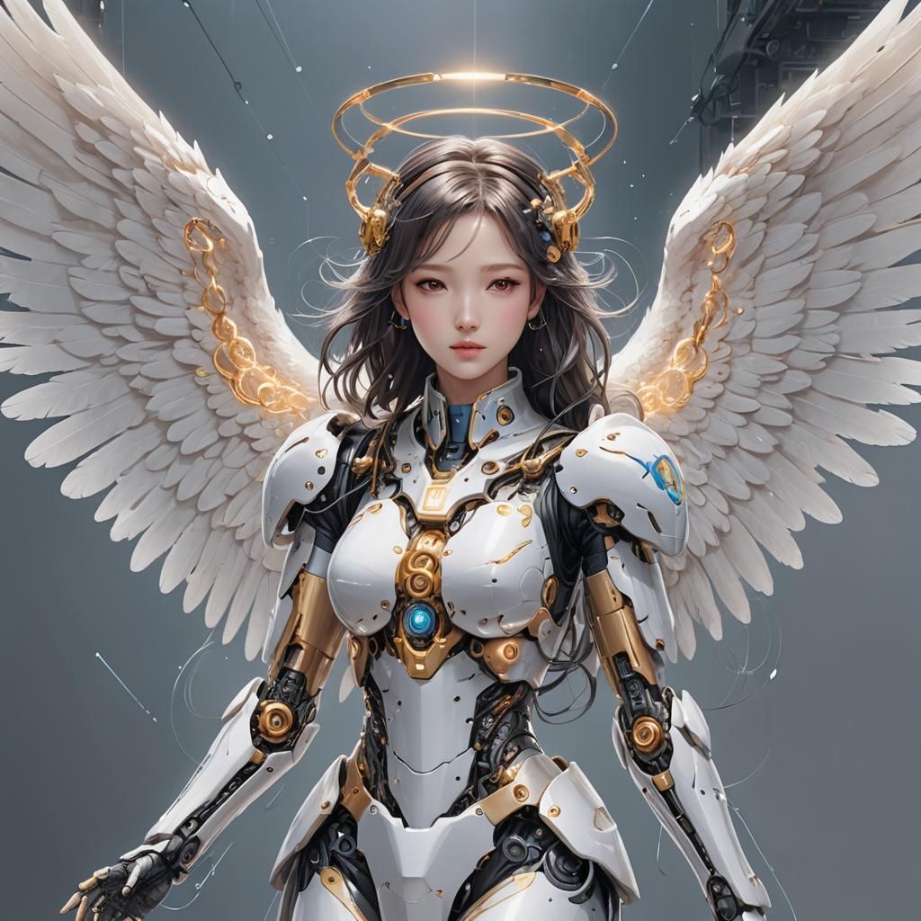 Angel of AI: An AI Generated Interpretation