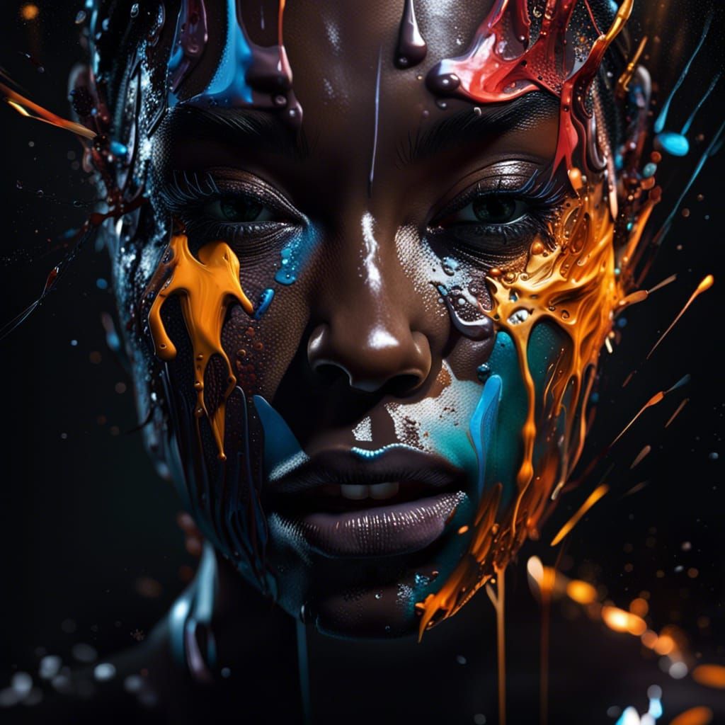 Hyperrealistic Black Knight Concept Art