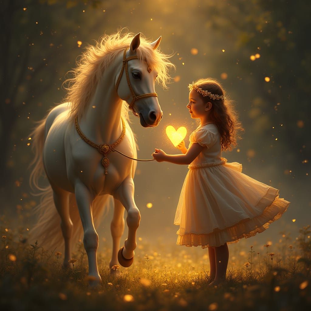 Whispering Magic Bond Between Girl and Horse