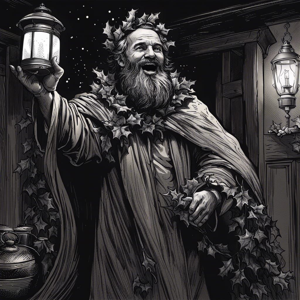 "Come in, and know me better, man! I am the Ghost of Christm...